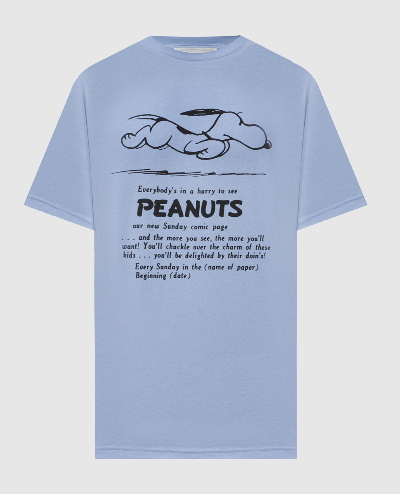 Blue T-shirt with print