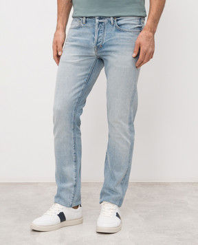 Tom Ford Blue jeans with a worn effect DPH001DMC099