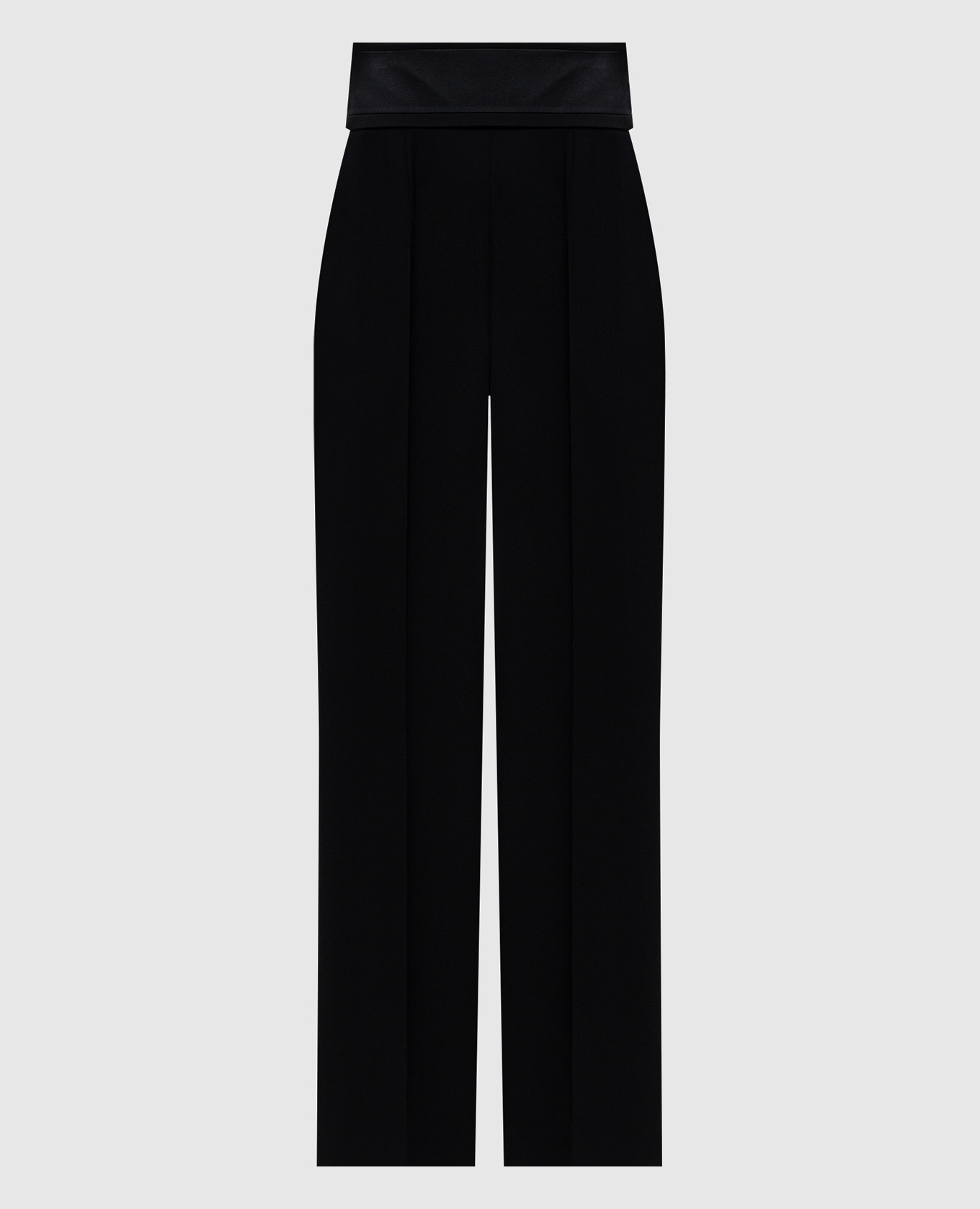 

Black wool high-rise pants Alexander McQueen