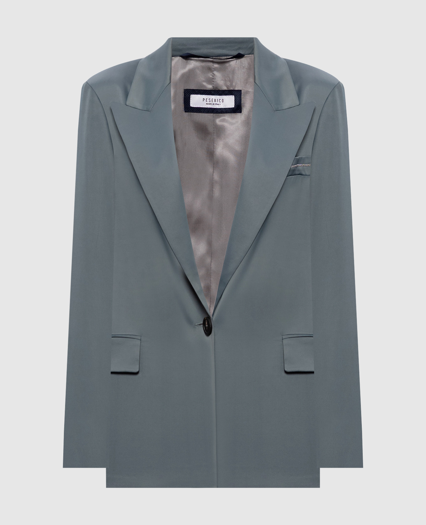 

Green jacket with monil chain Peserico