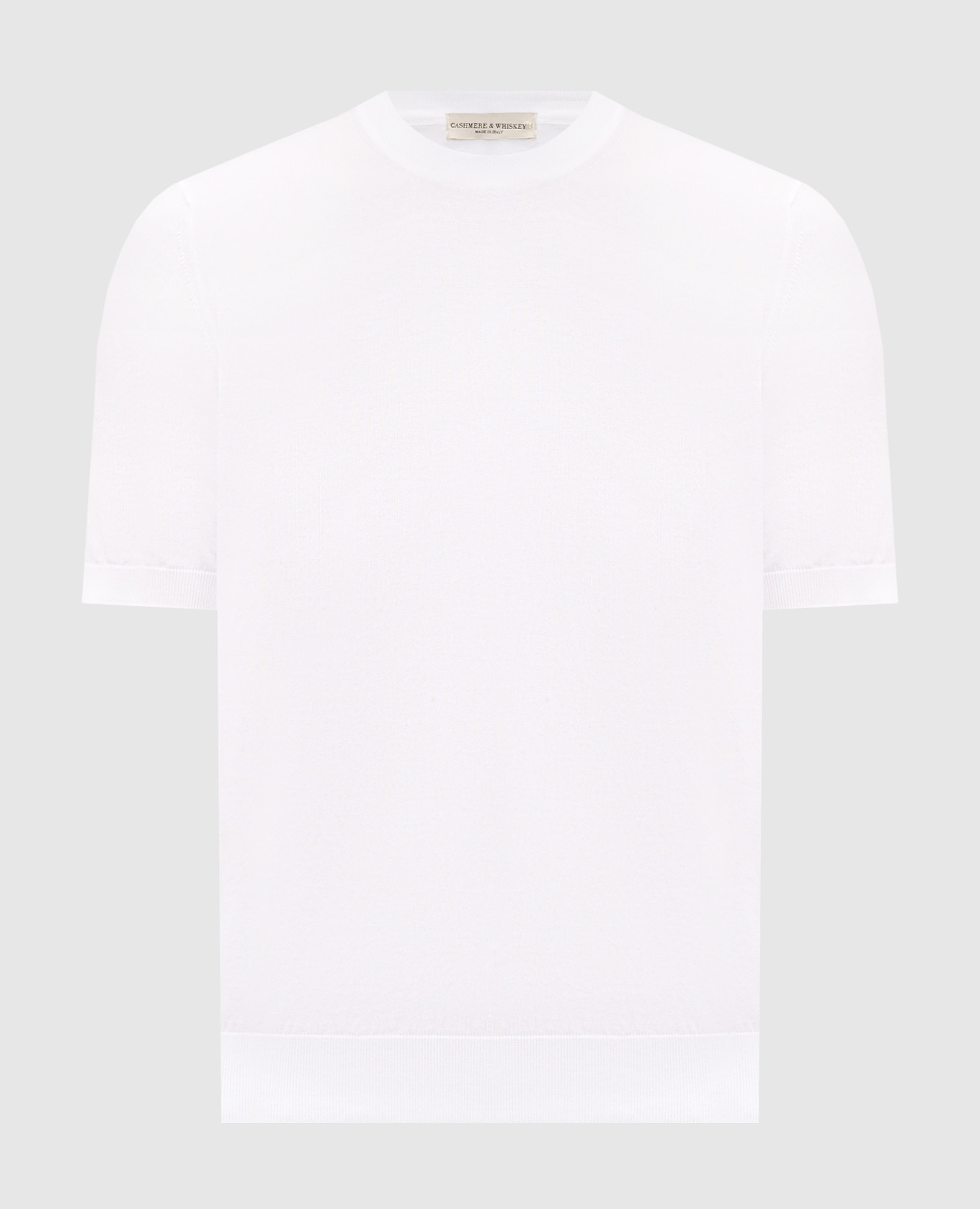 

White T-shirt Cashmere&Whiskey