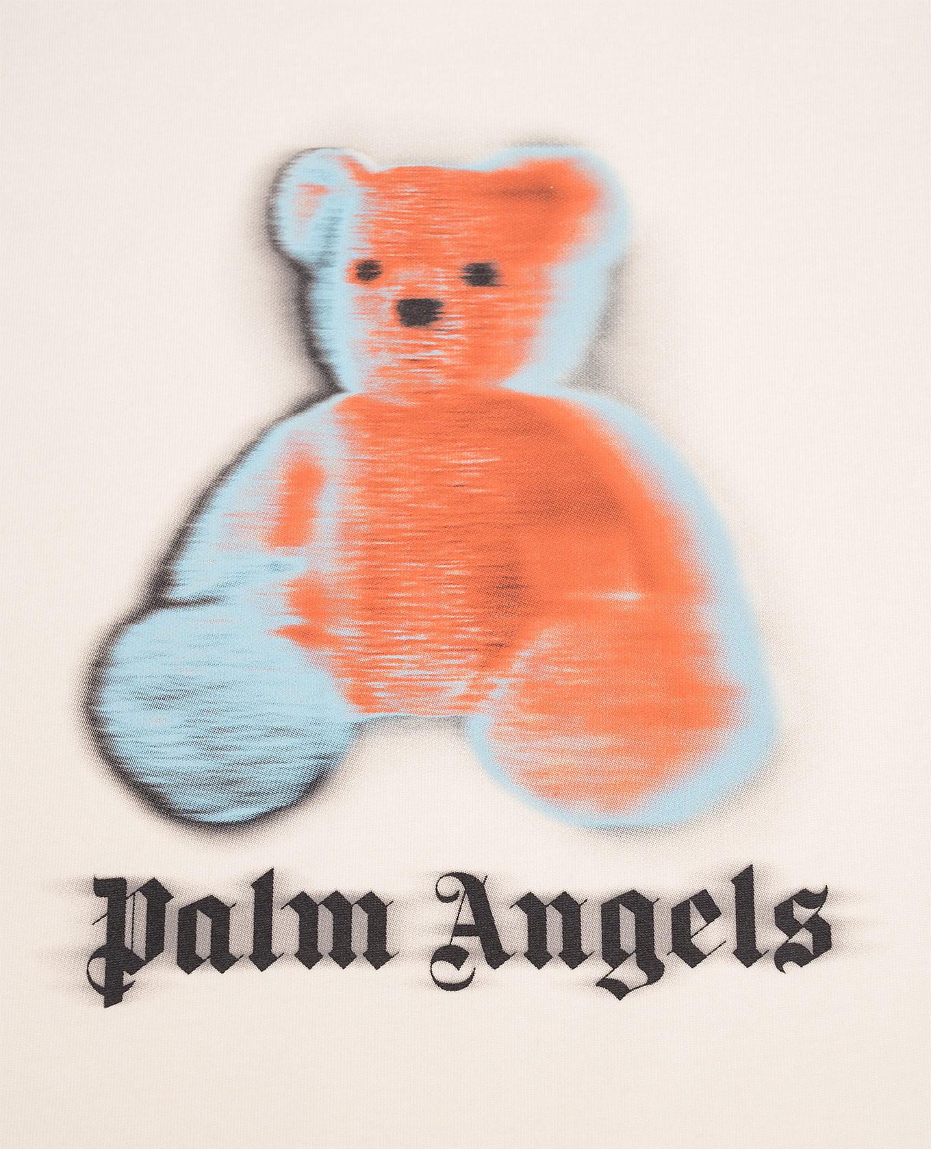 

Children's beige T-shirt Blurred Bear Palm Angels
