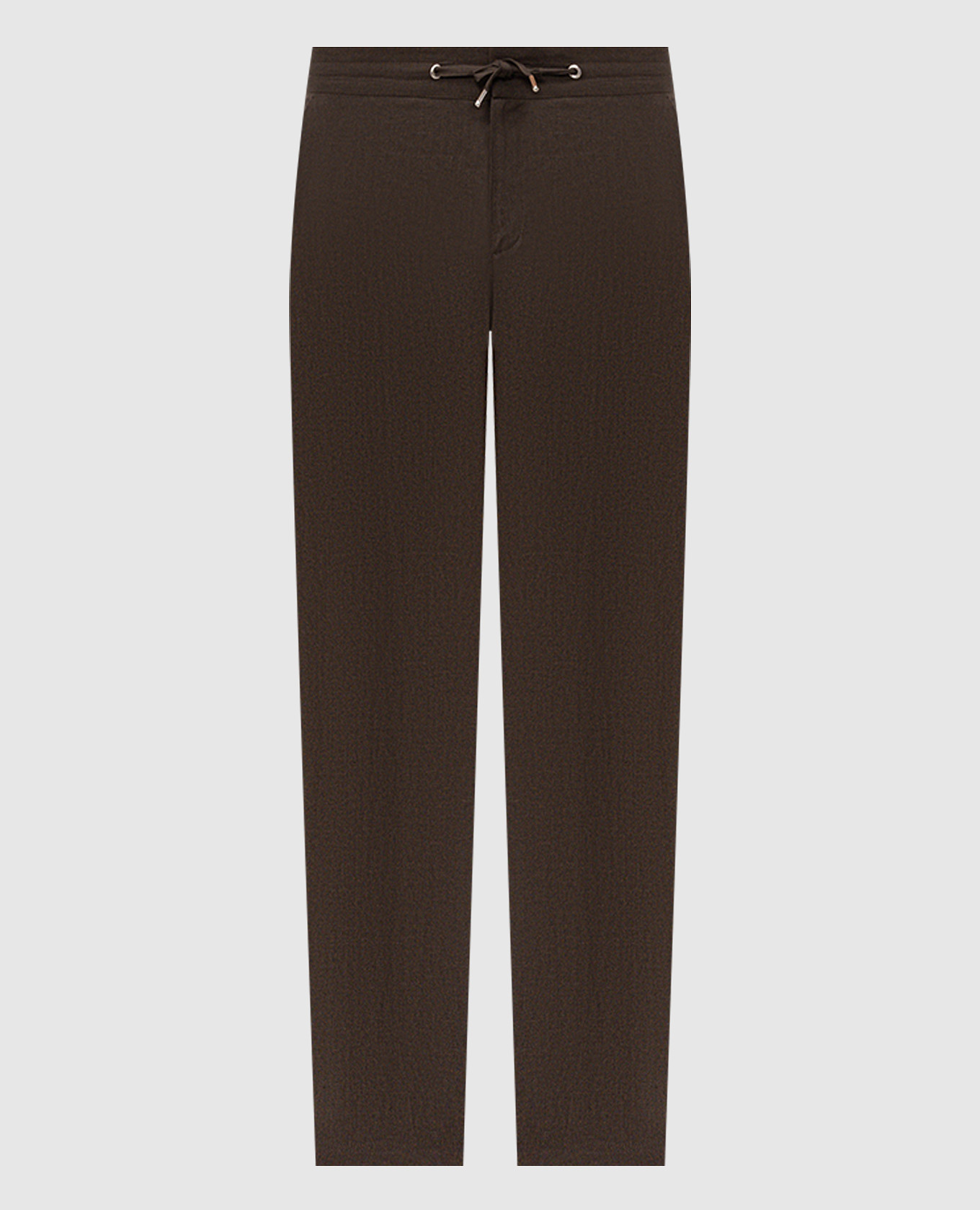 Pantalon en lin marron
