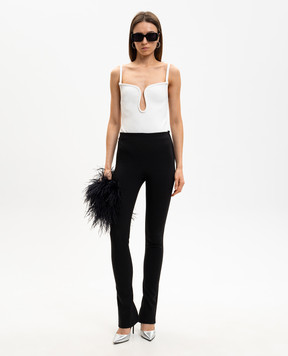 Herve Leger White bodysuit Jules 46HMB1498680