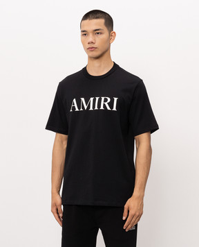AMIRI Black t-shirt with logo print AMJYTE1073