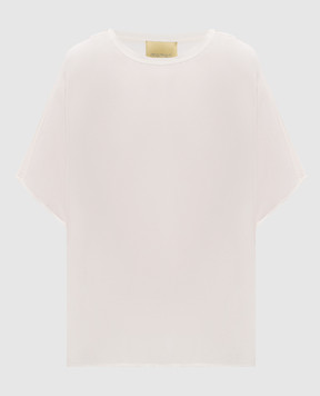 Momoni Gila white silk blouse MOBL005MO05