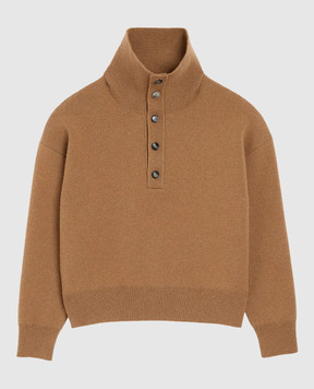 Ami Paris Brown sweater UKS885KN0192m