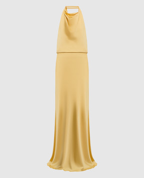 Simkhai Reannon Yellow Open Back Maxi Dress 4261235Q