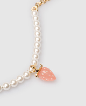 Casablanca White Strawberry bracelet with gold plating ASP26JW36801