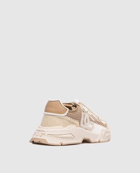 Dolce&Gabbana Children's brown combination sneakers Daymaster DA5119A9H563738