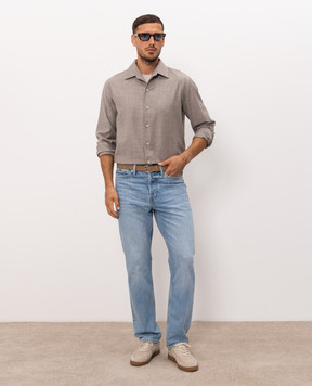 Agnona Beige wool shirt TD07U1YU1142