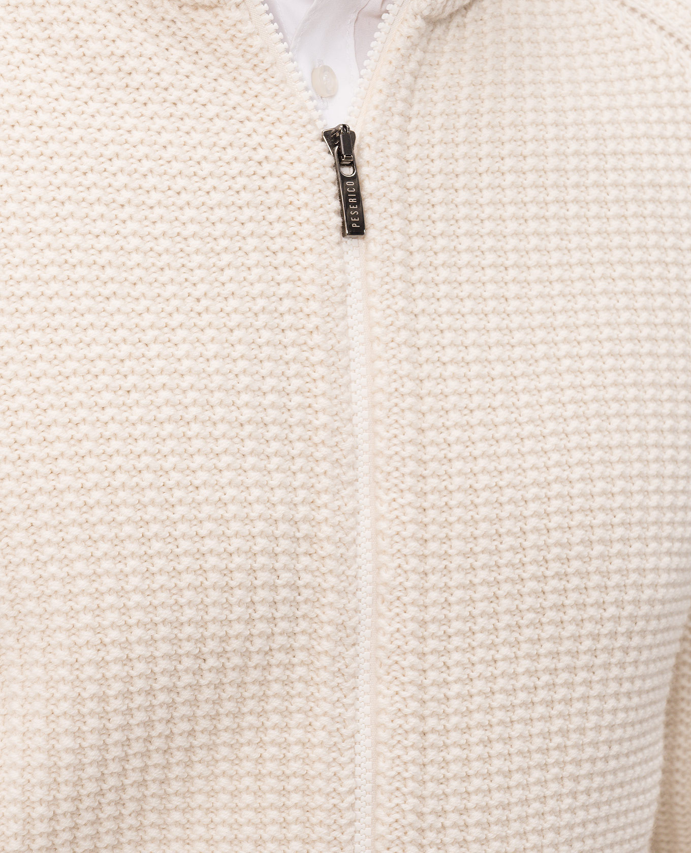 Ivory wool cardigan Peserico 5