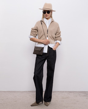 Brunello Cucinelli Beige cotton cardigan M19194706P