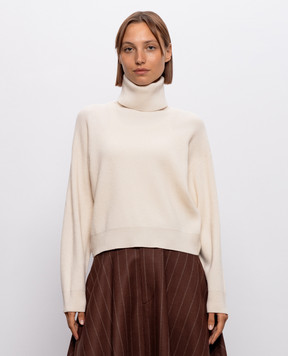 Brunello Cucinelli Beige wool, cashmere and silk sweater M16129313P