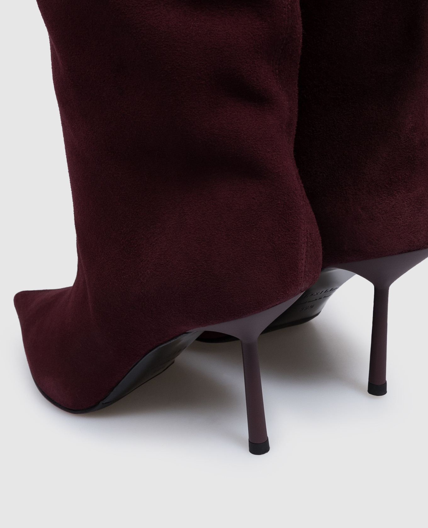 Bella burgundy suede boots Le Silla 5