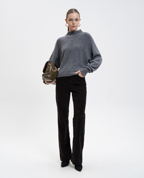 Twinset Gray sweater with wool and cashmere 252TT3353