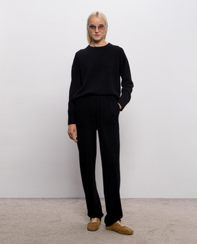Simonetta Ravizza Denise black cashmere jumper F06KN117T138