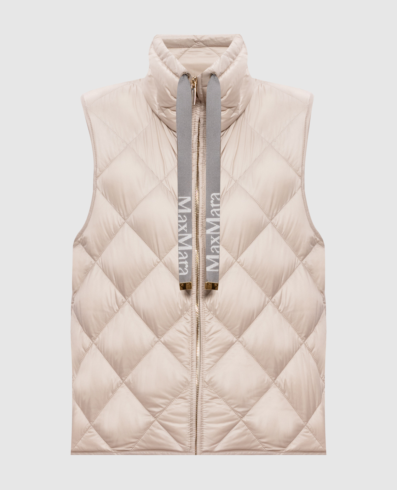 Beige down vest REGIC
