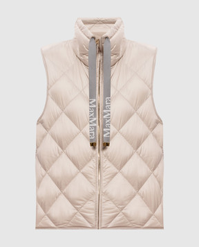 Max Mara Beige down vest REGIC TREGIC