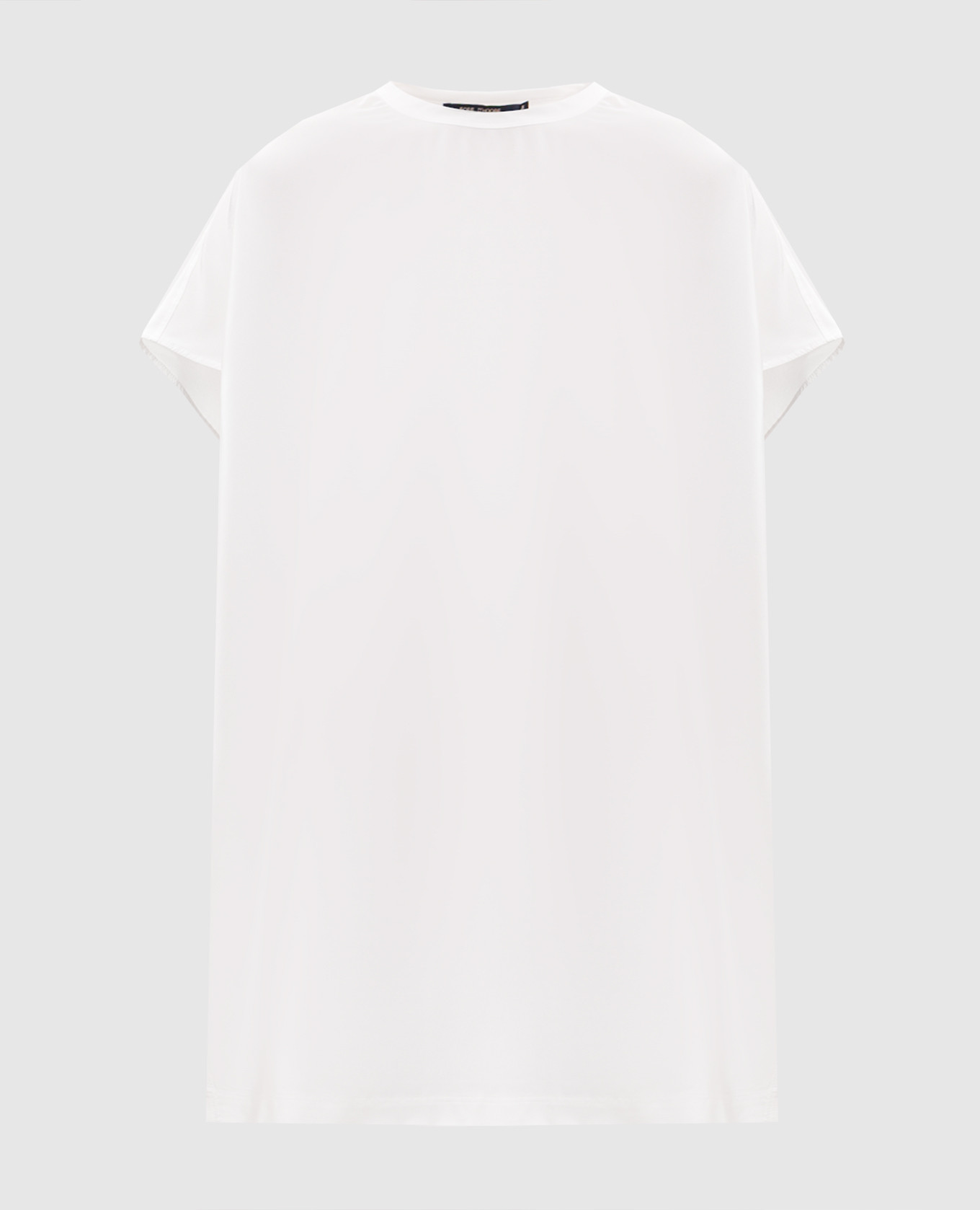 Baila white silk blouse