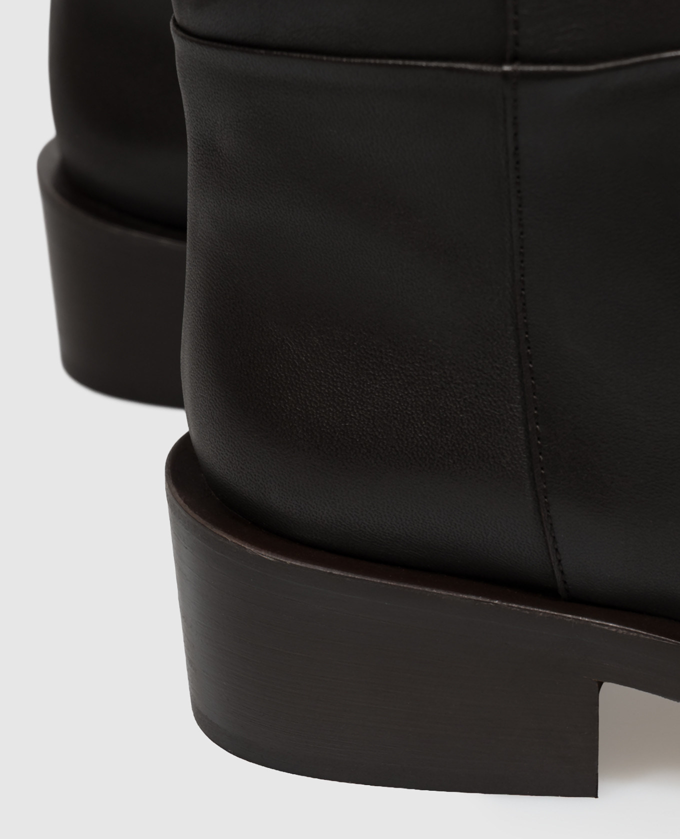 Dark brown leather boots Doucal's 5