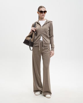 Marco Pescarolo Fency beige sweatpants FENCYD53Y19
