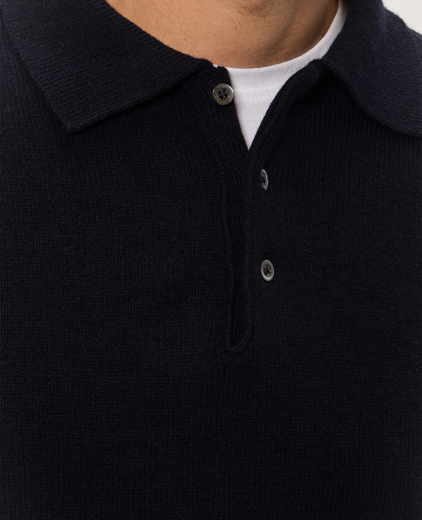 Blue wool and cashmere sweater Pini Parma 5