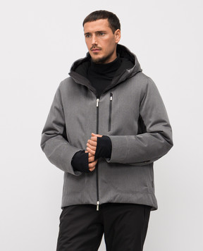 MooRER NUVOLAU gray ski down jacket NUVOLAUMQ