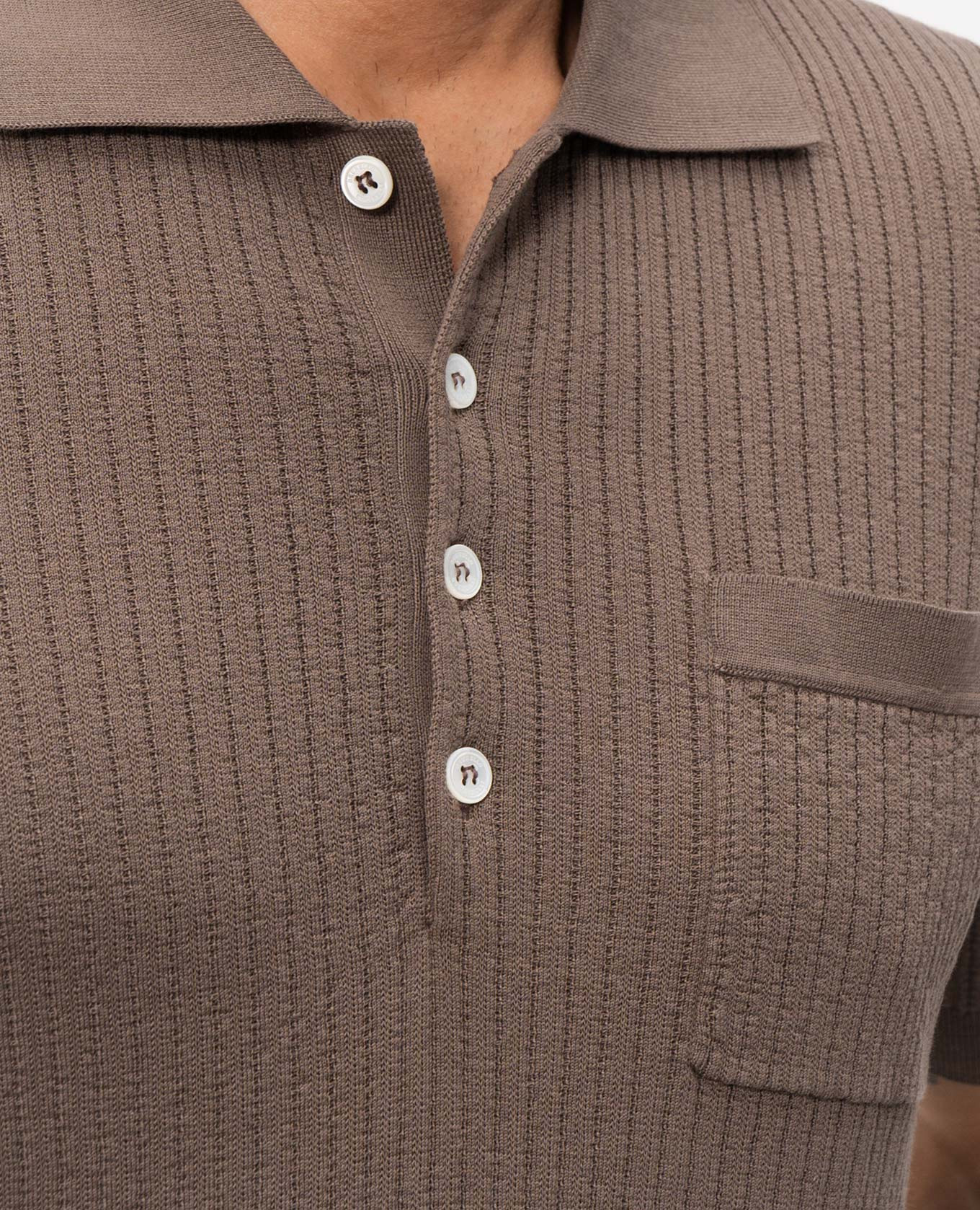 

Brown polo Brunello Cucinelli