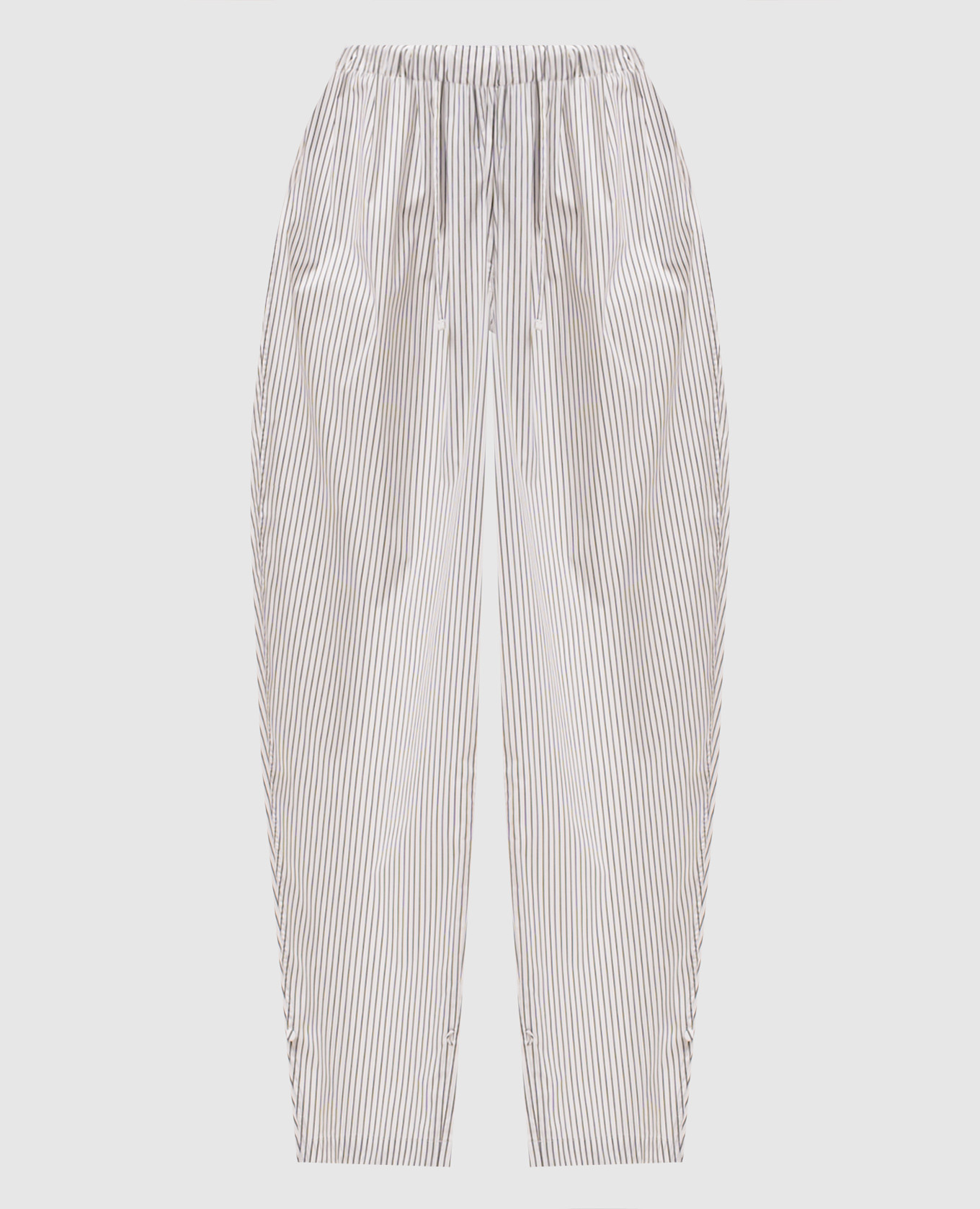 Pantalon à rayures blanches