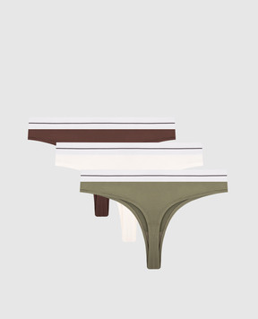 Palm Angels Logo pattern thong set PLA1UWBT04TR