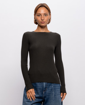 Max Mara Dark green wool jumper SMMDISEGNO