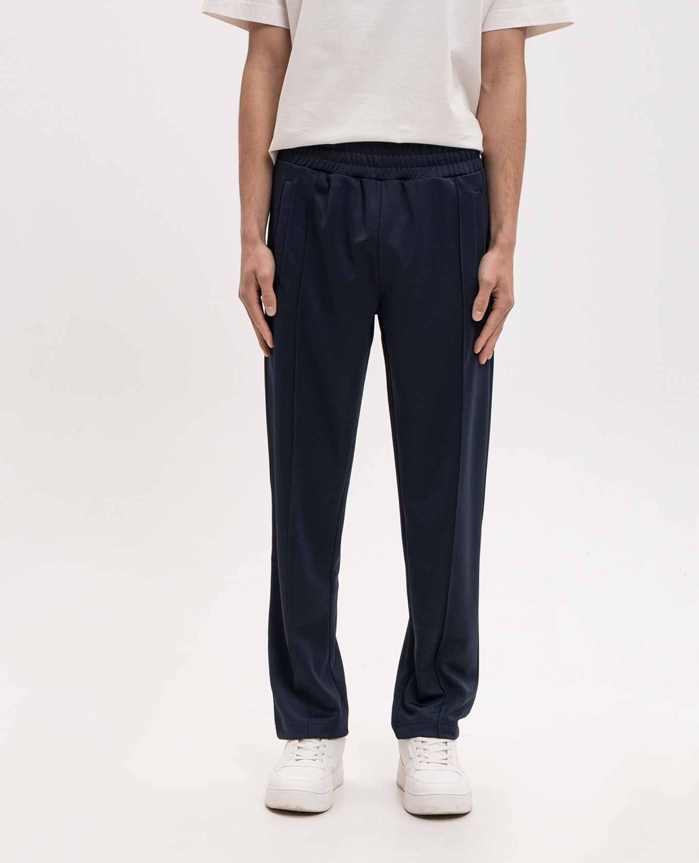 Blue sweatpants with logo print Palm Angels 3