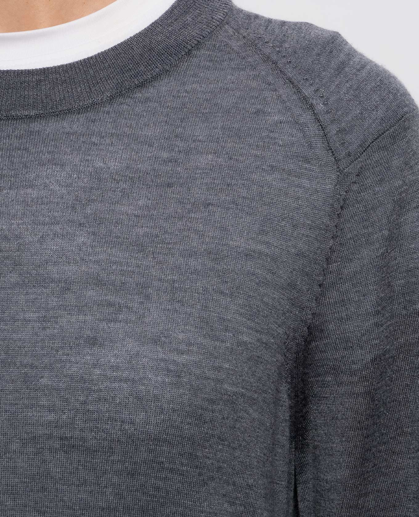 DITTO gray cashmere jumper Loulou de Saison 5