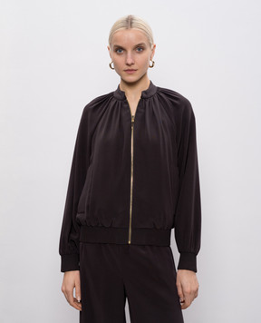 JOSEPH Brown Mira bomber jacket JF009669