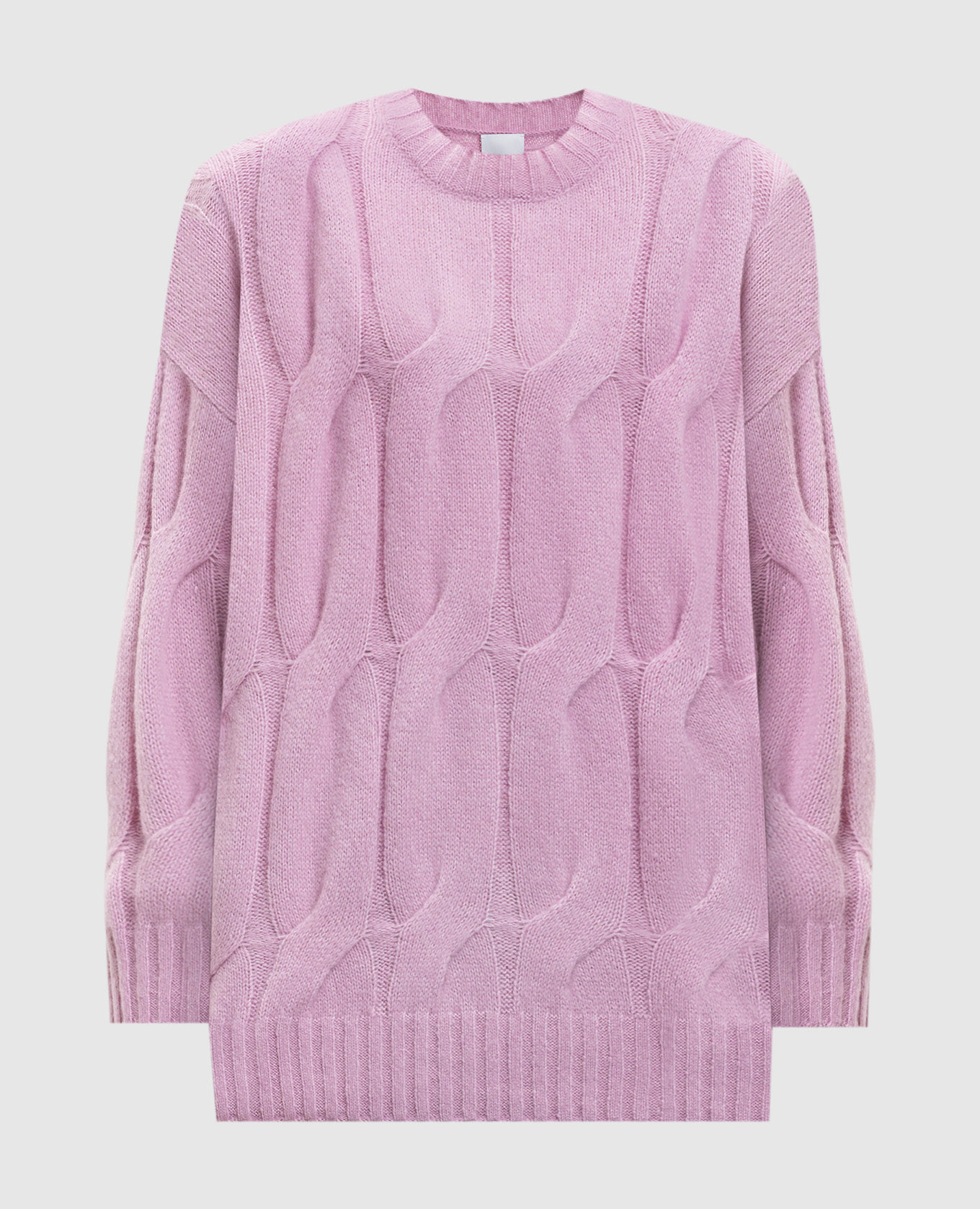 

Pink cashmere and silk patterned sweater Allude