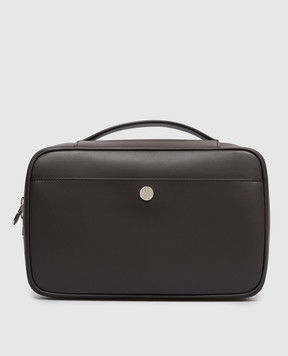 Brunello Cucinelli Brown leather vanity case MWZNBU441