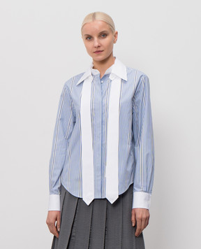 Thom Browne Blue striped shirt FLL219CF1137