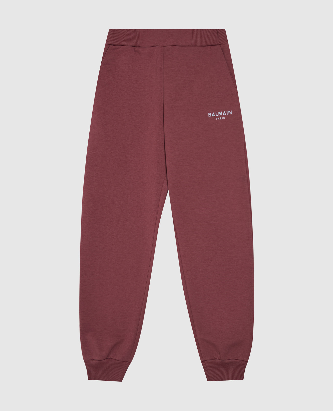 Children's burgundy joggers Balmain
