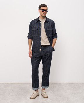 Cashmere&Whiskey Beige T-shirt MB003