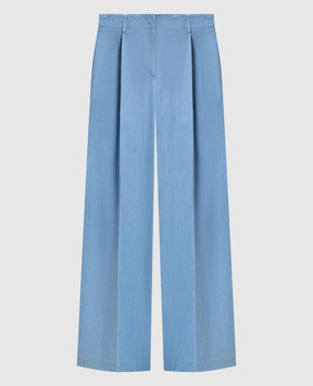 Twinset Blue pants with logo 261TF2080