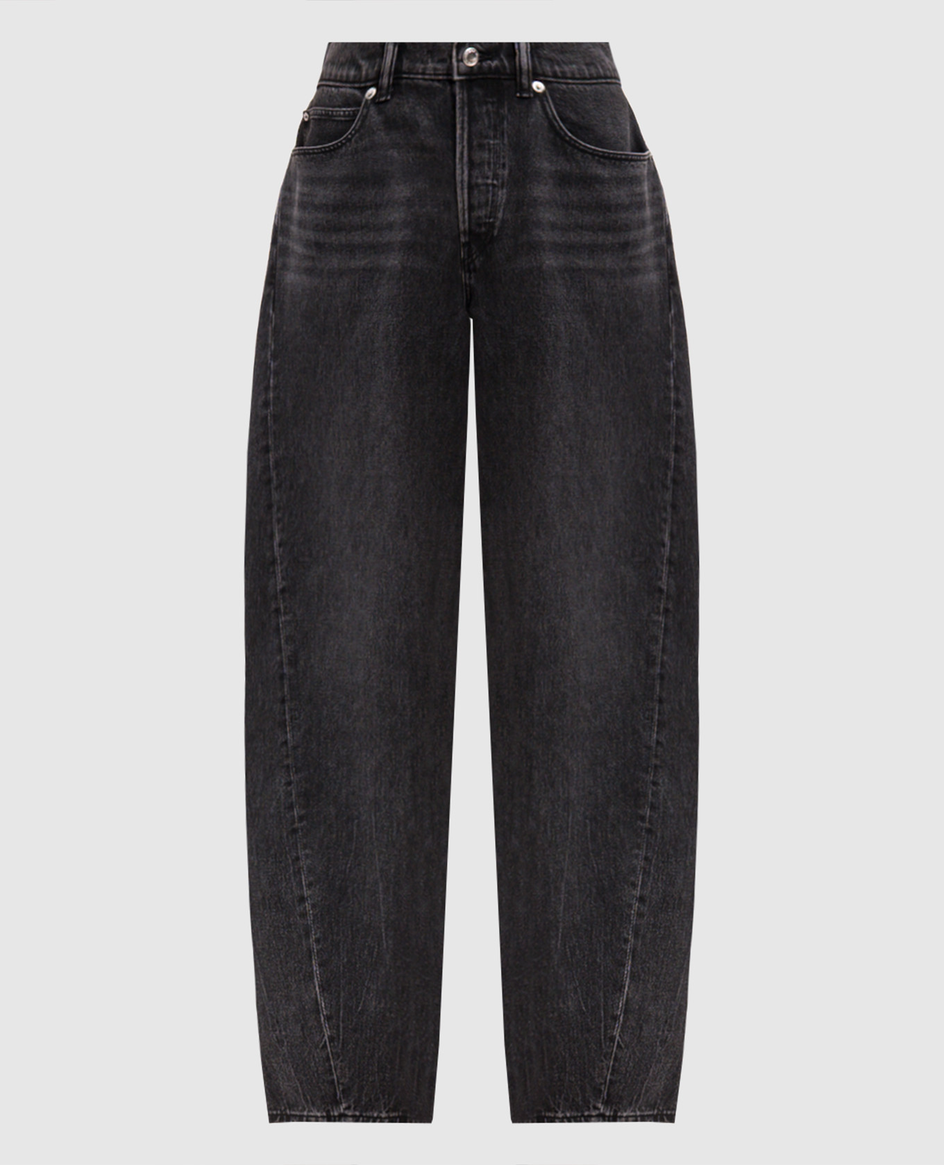 banana jeans with crystal logo Alexander Wang