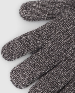 Brunello Cucinelli Gray cashmere gloves MQS95908