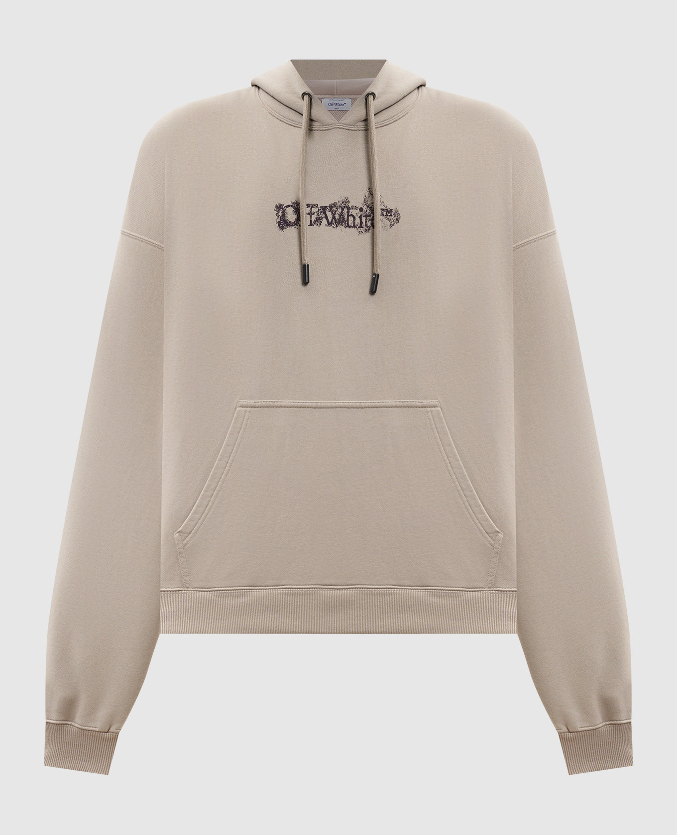 Beige hoodie with Heraldic Arrow emblem