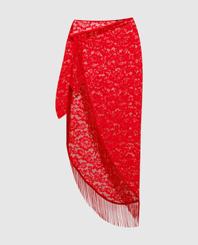 Venuja Red BOHEMIA lace pareo SR010A