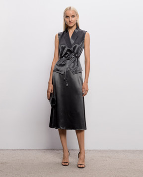 Peserico Gray skirt A0522201514
