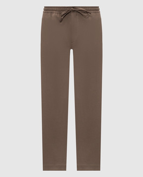 Canali Brown wool pants AN04763U97003