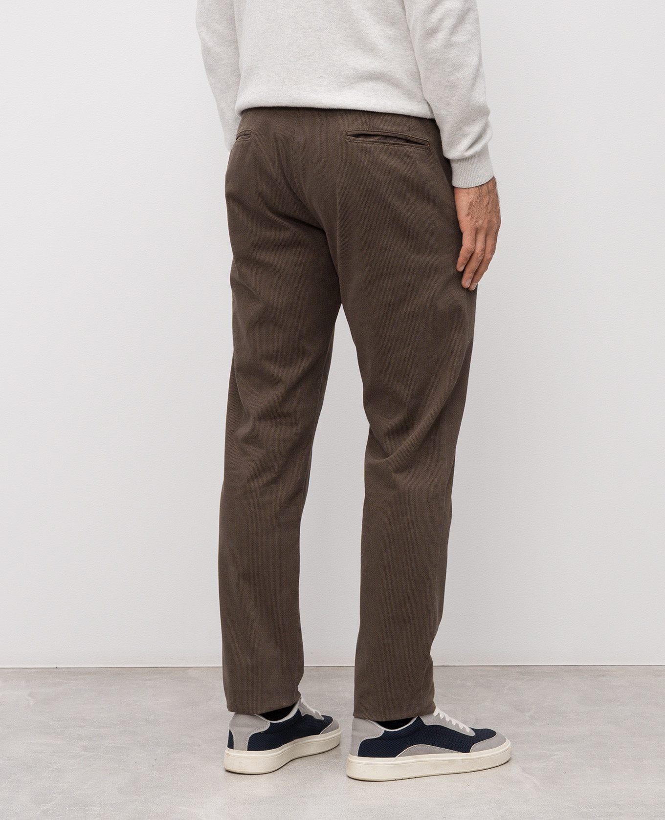 Brown patterned pants Florentino 4