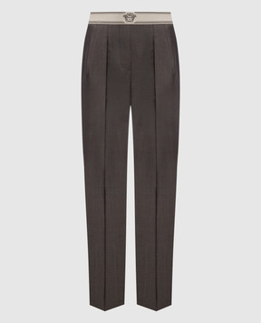 Versace Brown wool pants 10258851A17669
