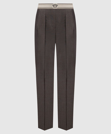 Brown wool pants